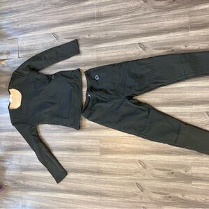 Thermal Wear - Black Joggers with Sleek Tapered Design